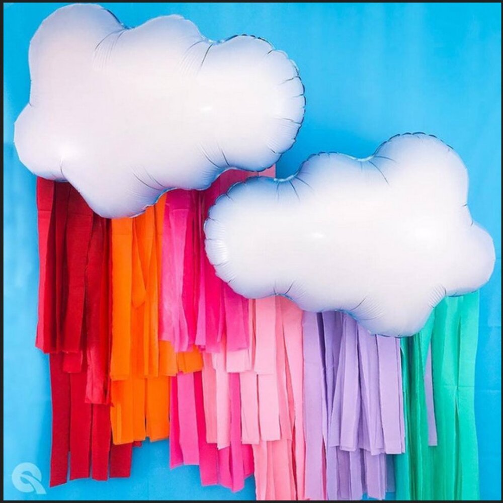 30" cloud shape foil balloons lot of (QTY x71)